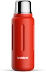 BOBBER 34 oz Stainless Steel Thermo Bottle for Hot Tea, Coffee, and Cold Drinks – BPA-Free, Dishwasher Safe Vacuum Insulated Water Bottle for Hot Drinks – Keeps Hot for 48 Hours (Red) - Image 2