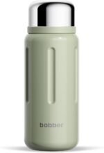 BOBBER 34 oz Vacuum Insulated Stainless Steel Water Bottle with Cup Lid – Dishwasher Safe – Keeps Drinks Hot for 40 Hours – Double Walled Coffee Thermo for Hot Drinks (Green) - Image 2