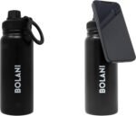 BOLANI MagSafe Compatible 24oz Insulated Stainless Steel Water Bottle + iPhone Phone-Mount Adapter – Leak-Proof Gym & Office Bottle for iPhone, Hands-Free Viewing - Image 2