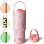 BOTTLE BOTTLE Insulated Water Bottle with Straw and Handle Stainless Steel Water Bottles for Car Sports Home Office and School 26oz Leak Proof - Image 2