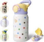 BOTTLE BOTTLE Kids Insulated Water Bottle with Straw Lid and Handle 16 oz Stainless Steel Vacuum Tumbler Water Bottles for School Outdoor Travel Gifts for Boys and Girls Stellar Pop - Image 2