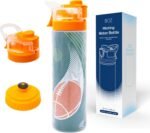 BOZ Pro 22 oz (650ml) Football-Themed Misting Bottle | Leak-Proof Sports Hydration Solution with Spray Mist for Active Kids - Image 2