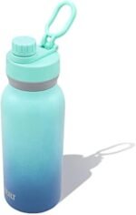 BUILT Wide Mouth Cascade Double Wall Vacuum Insulated Stainless Steel Bottle with Chug Lid, Twilight Blue Ombre, 32 Ounces - Image 2