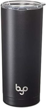 BYO by BUILT 20 Ounce Double Wall Stainless Steel Tumbler Black 5237927 - Image 2