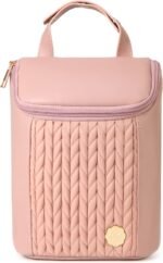 Baby Bottle Cooler Bag with Adjustable Straps to Fits Stroller or Diaper Bag,Insulated Baby Bottle Bag for Nursing Moms Daycare or Travel (Dusty Rose) - Image 2