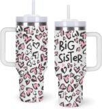 Big Sister 40oz Tumbler Gifts.40oz Sister Tumbler with Handle.Sisters Gift.Sisters Cup.Sisters Tumbler.Sisters Cups Tumbler.Sister Gifts from Sister.40 oz Christmas Birthday Tumbler for Sisters. - Image 2