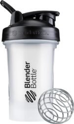 BlenderBottle Classic V2 Shaker Bottle Perfect for Protein Shakes and Pre Workout, 20-Ounce, Clear/Black - Image 2