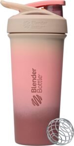 BlenderBottle Sport Sleek Shaker Cup Insulated Stainless Steel Water Bottle with Wire Whisk, 25-Ounce, Berry Fade (Pink) - Image 2