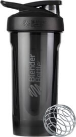 BlenderBottle Strada Tritan Shaker Bottle with Locking Lid, 28-Ounce, Black - Image 2