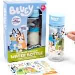 Bluey Decorate Your Own Water Bottle, Repositionable Stickers, Great For Bluey Birthday Parties, Summer Sports, and More, Reusable BPA-Free Water Bottle for Kids Ages 3, 4, 5, 6 - Image 2