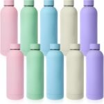 Bokon 10 Pcs Stainless Steel Water Bottle Bulk Valentines Employee Week Gifts School Double Layer Vacuum 17 oz Small Mouth Sport Insulated Metal Teacher Reusable Flask Leakproof Lid - Image 2