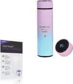 BoxWave Screen Protector Compatible with Hroruforg Smart Water Bottle - ClearTouch ImpactShield (2-Pack), Impenetrable Screen Protector Flexible Film - Image 2