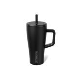 BrüMate Era 20 oz Tumbler with Handle and Straw | 100% Leakproof Insulated Tumbler with Lid and Straw | Made of Stainless Steel | Cup Holder Friendly Base | 20oz (Matte Black) - Image 2
