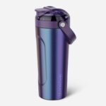 BrüMate MultiShaker Blender Shaker Bottle | 100% Leakproof Insulated Stainless Steel | Pre Workout and Protein Shaker Bottle for the Gym | 25oz (Dark Aura) - Image 2