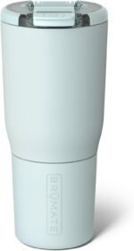 BrüMate Nav 25oz 100% Leak Proof Insulated Travel Tumbler with Magnetic BevLock™ Lid - Double Wall Cup-Holder Friendly Stainless Steel Mug (Blue Agave) - Image 2