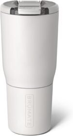 BrüMate Nav 25oz 100% Leak Proof Insulated Travel Tumbler with Magnetic BevLock™ Lid - Double Wall Cup-Holder Friendly Stainless Steel Mug (Dune) - Image 2