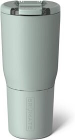 BrüMate Nav 25oz 100% Leak Proof Insulated Travel Tumbler with Magnetic BevLock™ Lid - Double Wall Cup-Holder Friendly Stainless Steel Mug (Sage) - Image 2