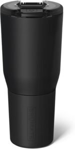 BrüMate Nav 35oz 100% Leak Proof Insulated Travel Tumbler with Magnetic BevLock™ Lid - Double Wall Cup-Holder Friendly Stainless Steel Mug (Matte Black) - Image 2