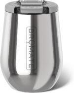 BrüMate Uncork'd 14oz 100% Leakproof Insulated Wine Tumbler | Locking Lid | Insulated Stainless Steel Wine Glass | Perfect For Travel & Outdoors | BPA-Free (Polished Stainless) - Image 2
