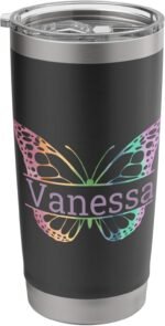 Butterfly Monogram Vanessa Stainless Steel Insulated Tumbler - Image 2