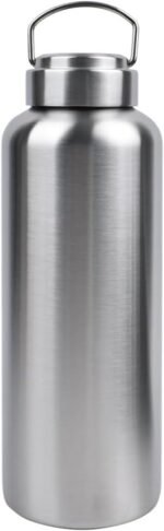 CDJ 52oz Uninsulated Single Wall Stainless Steel Water Bottle, Reusable Metal Water Bottle for Sports, Leakproof and Durable, Perfect for Hiking, Gym, Picnics, and Outdoor Activities - Image 2