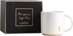 COLLECTIVE HOME - Monogram Ceramic Mugs, 15 oz Golden Initial Coffee Cups, Elegant Alphabet Tea Mugs, Elegant Personalized Mug with Gift Box, Luxurious Cups for Office and Home (t) - Image 2
