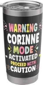 CORINNE Personalized Women's Gift Custom CORINNE Stainless Steel Insulated Tumbler - Image 2