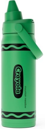 CamelBak Crayola Chug Stainless Steel Water Bottle Mountain Meadow, 16oz - Image 2