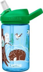 CamelBak Eddy+ 14 oz Kids Water Bottle with Tritan Renew – Straw Top, Leak-Proof When Closed, Hibernating for Winter - Image 2
