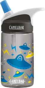 CamelBak Eddy Kids BPA Free Water Bottle 12 oz, Glitter UFOs - Image 2