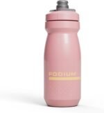CamelBak Podium 21oz Bike Water Bottle - Easy Squeeze Bottle - Fits Most Bike Cages, Coral Sunset - Image 2