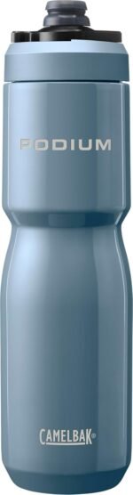 CamelBak Podium Steel Insulated Stainless Steel Bike Water Bottle Pacific, 22oz - Image 2