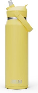CamelBak Thrive Flip Straw Insulated Stainless Steel Water Bottle Yellow Bloom, 32oz - Image 2