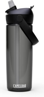 CamelBak Thrive Flip Straw Tritan Renew Water Bottle Charcoal, 20oz - Image 2