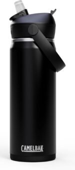 CamelBak Thrive Flip Straw Water Bottle 20oz - Insulated Stainless Steel, Black - Image 2