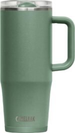 CamelBak Thrive Leak-Proof 32 oz Mug, Insulated Stainless Steel - For travel, coffee, tea, hot beverages - Spill Proof Cup-holder Compatible, Moss - Image 2