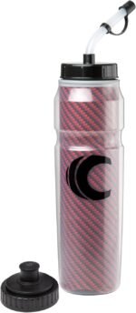 Cannon Sports 28oz Insulated Squeeze Water Bottle with Straw, Leak Proof Lids, 2 lids (Straw and Squeeze), Double Wall Insulation, Wide Mouth, BPA-Free (Red) - Image 2