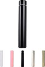 ChezMax Slim Stainless Steel Insulated Water Bottle Travel Cup Sports Drink Bottle 9.56 oz,Black ﻿ - Image 2