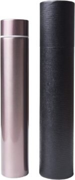 ChezMax Slim Thin Stainless Steel Vacuum Insulated Water Bottle Leak Proof Eco-Friendly Travel Cup Sports Drink Bottle 8.8 OZ Pink - Image 2