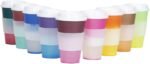 Chordobe Hot Color Changing Reusable Cups 9 Pack 16 oz Bulk Plastic TO-GO Coffee Cups with Lids - Travel Tumblers for Kids and Audlts - Image 2
