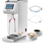 Commercial Milk Frother 2KW, Automatic Stainless Steel Steam Frother with Touch Control LED Display, 6 Temp Settings, External Water Bottle Compatible for Coffee Tea Shop (110-120V) - Image 2