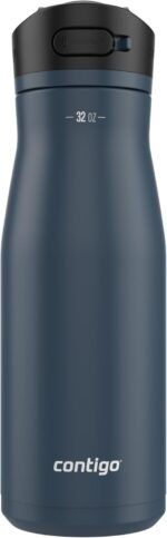 Contigo Ashland Chill 2.0 Insulated Stainless Steel Water Bottle, 32oz, Blueberry - Image 2