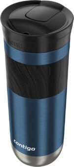 Contigo Byron 2.0 Stainless Steel Travel Mug with Snapseal Lid and Grip 20oz, Blueberry, Great for hot and cold beverages - Image 2