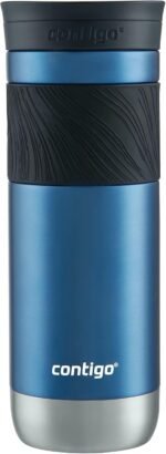 Contigo Byron Vacuum-Insulated Stainless Steel Travel Mug, 20oz - Leak-Proof Lid, BPA-Free, Blue Corn - Perfect Reusable Cup for Coffee or Water; hot and cold beverage holder - Image 2