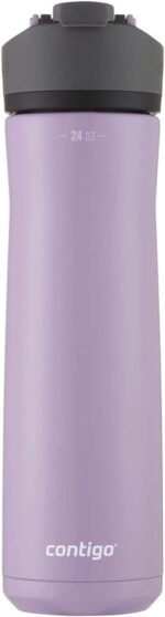 Contigo Cortland Chill 2.0 24oz. Insulated Stainless Steel Water Bottle with AUTOSEAL Lid Lavender - Image 2