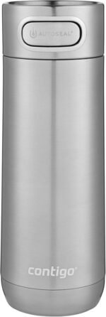 Contigo Luxe Vacuum-Insulated Stainless Steel Thermal Travel Mug 16 Ounces Stainless Steel - Image 2