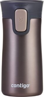 Contigo Pinnacle Autoseal Travel Mug, Stainless Steel Thermal Mug, Vacuum Flask, Leakproof Tumbler, Coffee Mug with BPA Free Easy-Clean Lid, 300 ml, Tans Matte - Image 2