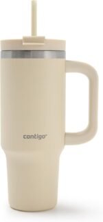 Contigo Streeterville 30oz Tumbler, Stainless Steel Vacuum Insulated, Leak-Proof, Cold for 29 Hours, Fits in cupholders, Oatmilk - Image 2