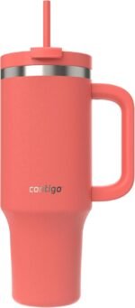 Contigo Streeterville 40oz Tumbler Stainless Steel Vacuum Insulated Leak-Proof Cold for 29 Hours Coral - Image 2