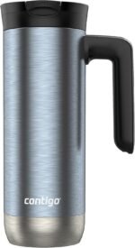 Contigo Superior 2.0 Stainless Steel Travel Mug with Handle Leak-Proof Lid Double-Wall Insulation for Hot & Cold Beverages, 20oz ,Dark Ice, Ideal for Commuting and Travel - Image 2